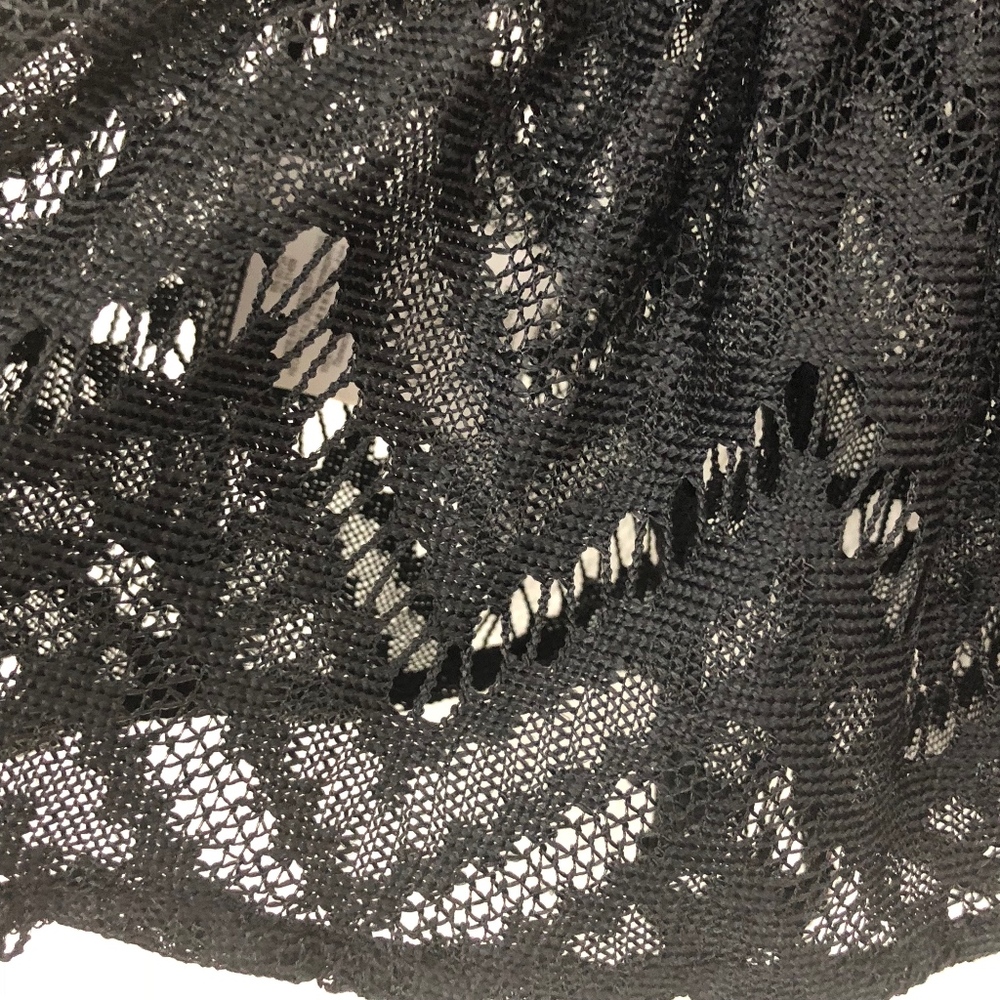 [BCBGeneration] Scoop Neck Peplum Lace Tank Top - Picture 4 of 6